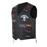 Men's Side Lace Vest Pre-Patched Vest – 23 Total Patches