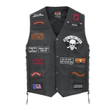 Men's Side Lace Vest Pre-Patched Vest – 23 Total Patches
