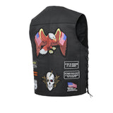 Men's Side Lace Vest Pre-Patched Vest – 23 Total Patches