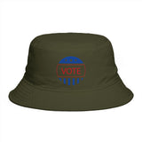 Vote Bucket Hat — Patriotic Red, White & Blue Election Sun Hat