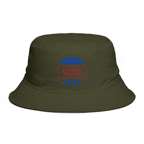 Vote Bucket Hat — Patriotic Red, White & Blue Election Sun Hat - Hats - Product View 18