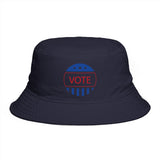 Vote Bucket Hat — Patriotic Red, White & Blue Election Sun Hat