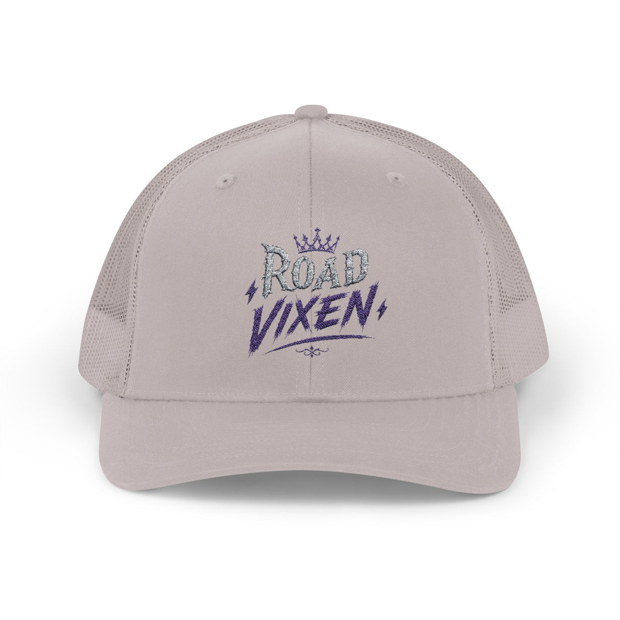 Road Vixen Trucker Cap — Retro Crown Snapback Mesh Hat