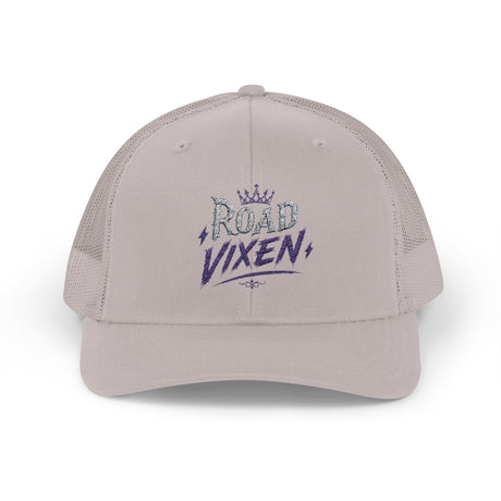 Road Vixen Trucker Cap — Retro Crown Snapback Mesh Hat