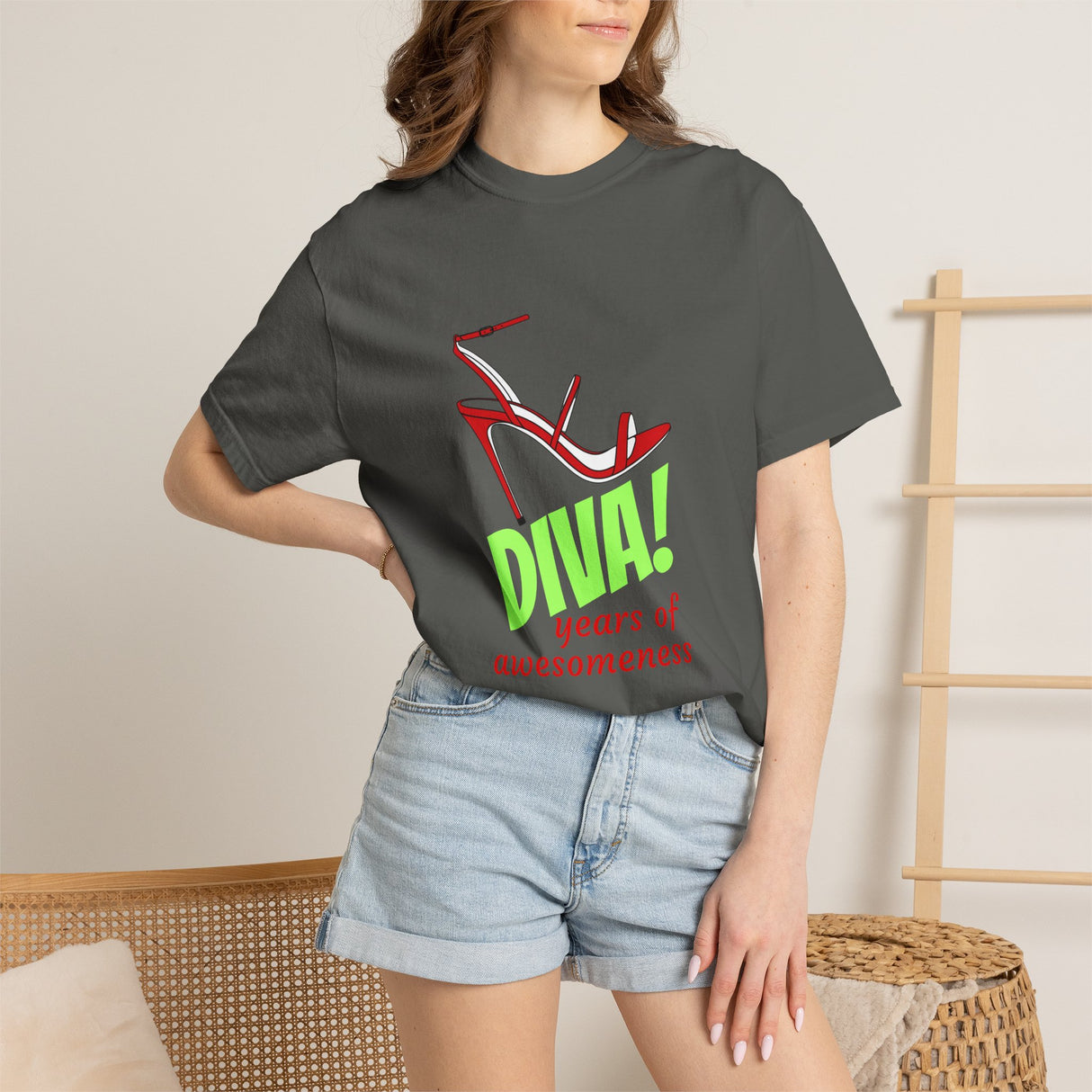 Diva! Years of Awesomeness T-Shirt Printify