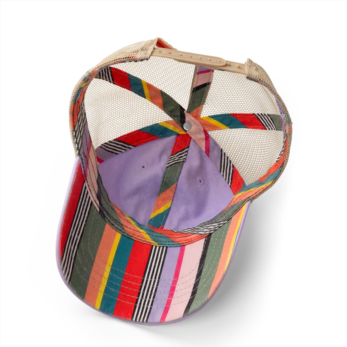 Women's Washed Mesh-Back Cap She Rides Wild Embroidered