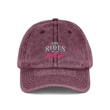 Vintage Embroidered Cap — "She Rides Wild" Retro Baseball Hat - Hats - Product View 6