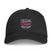 Throttle Queen Embroidered Cap — Vintage Coastal Washed Baseball Hat Printify