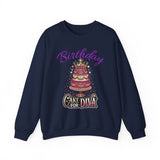 Birthday Cake Diva Sweatshirt Printify