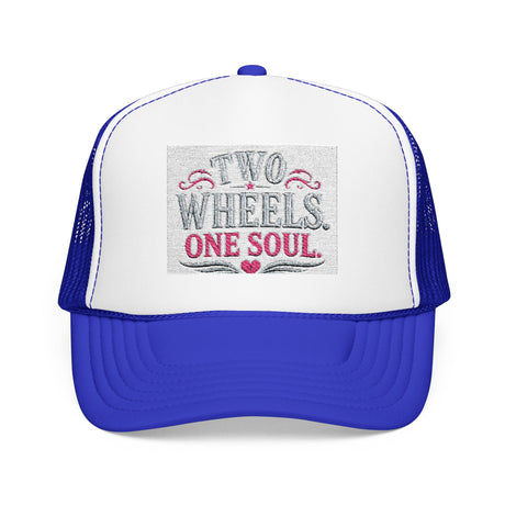 Trucker Hat – Two Wheels One Soul Motorcycle Foam Cap