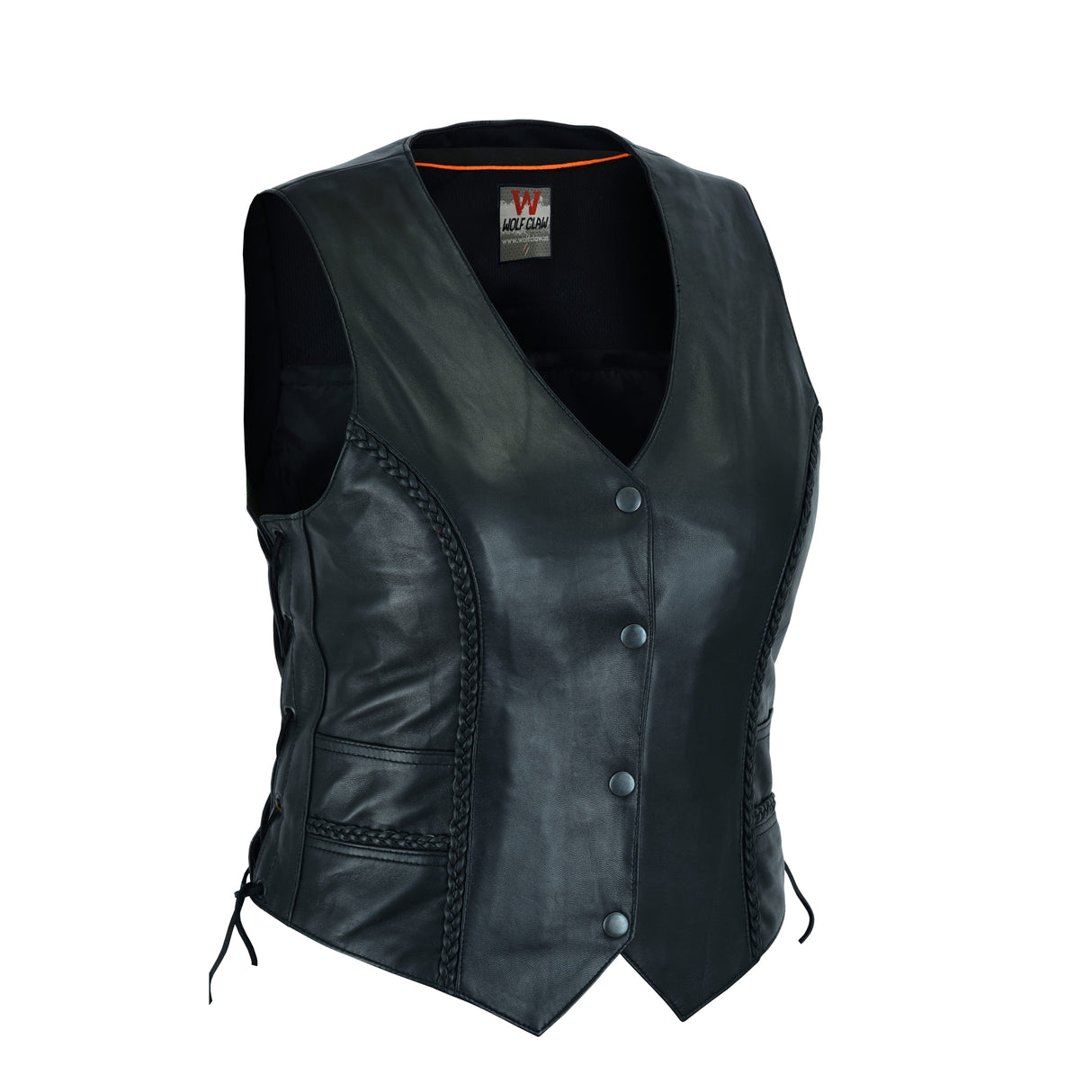 Women Braid and lace up side Vest The Classic