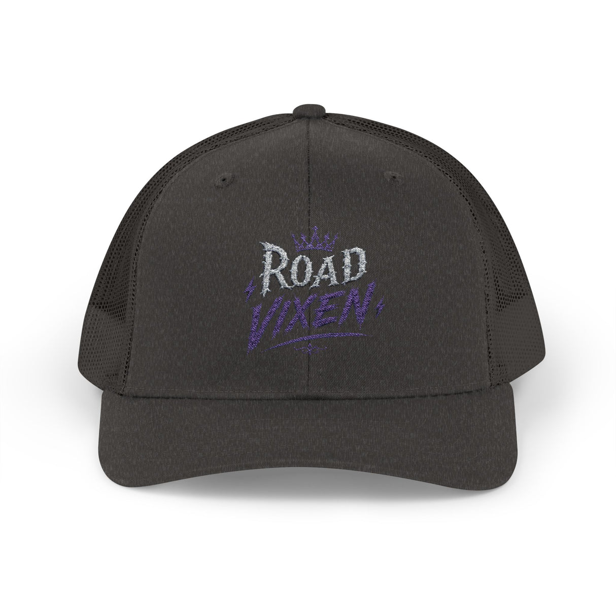 Road Vixen Trucker Cap — Retro Crown Snapback Mesh Hat