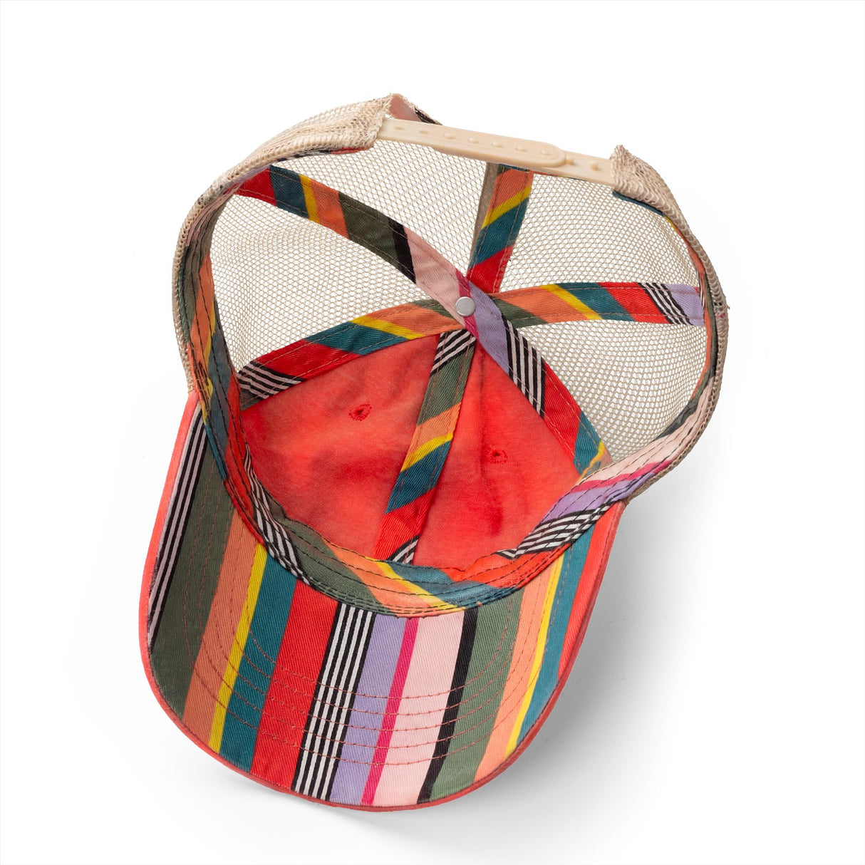 Women's Washed Mesh-Back Cap She Rides Wild Embroidered