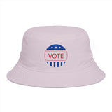 Vote Bucket Hat — Patriotic Red, White & Blue Election Sun Hat