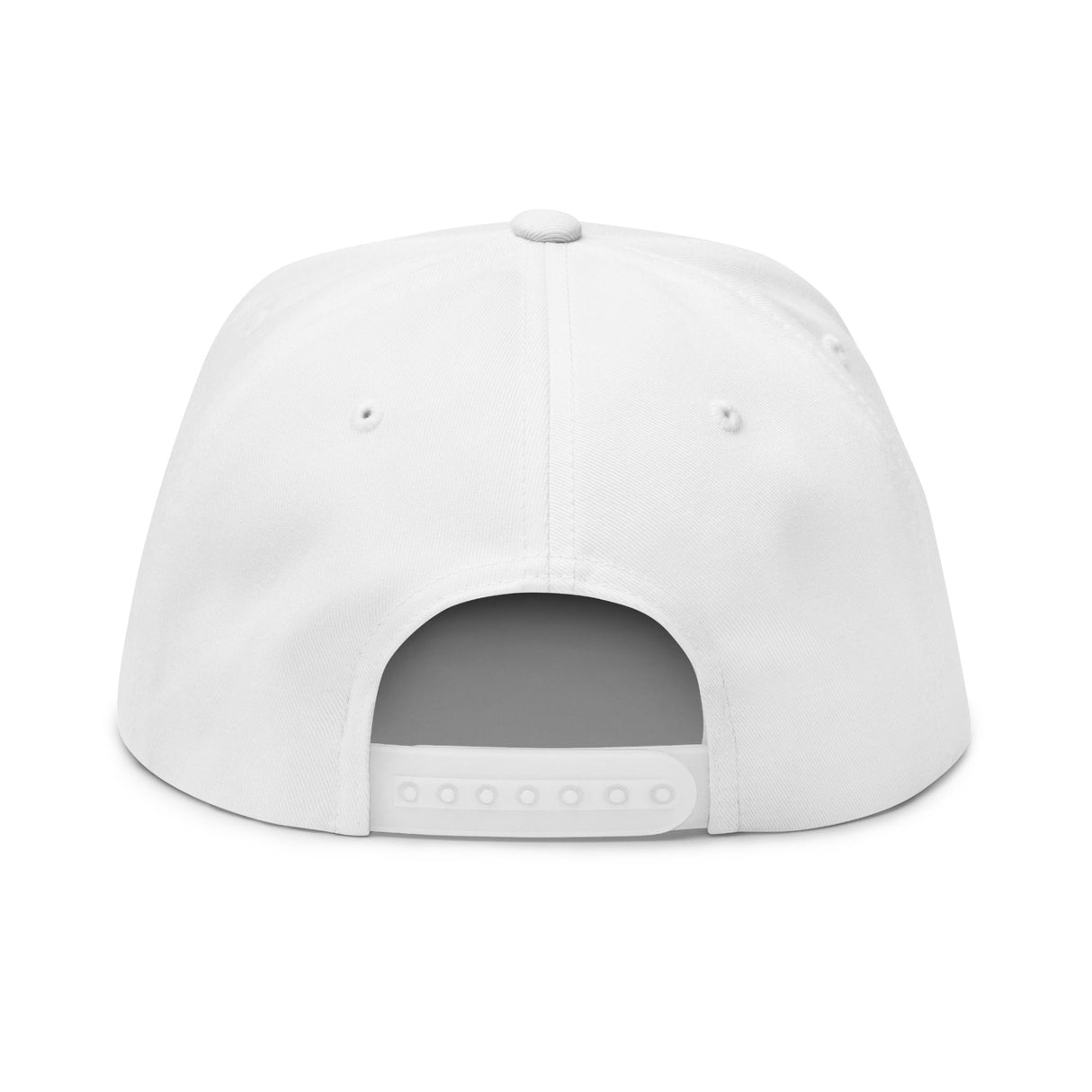 Motor Girl Embroidered Flat Bill Cap — Women's Biker Snapback Hat
