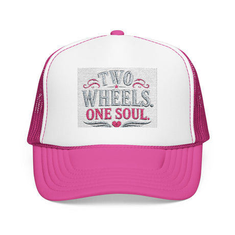 Trucker Hat – Two Wheels One Soul Motorcycle Foam Cap