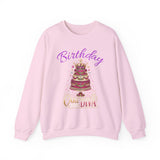 Birthday Cake Diva Sweatshirt Printify