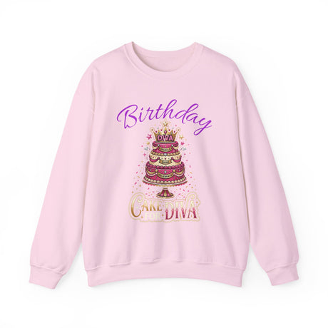 Birthday Cake Diva Sweatshirt Printify