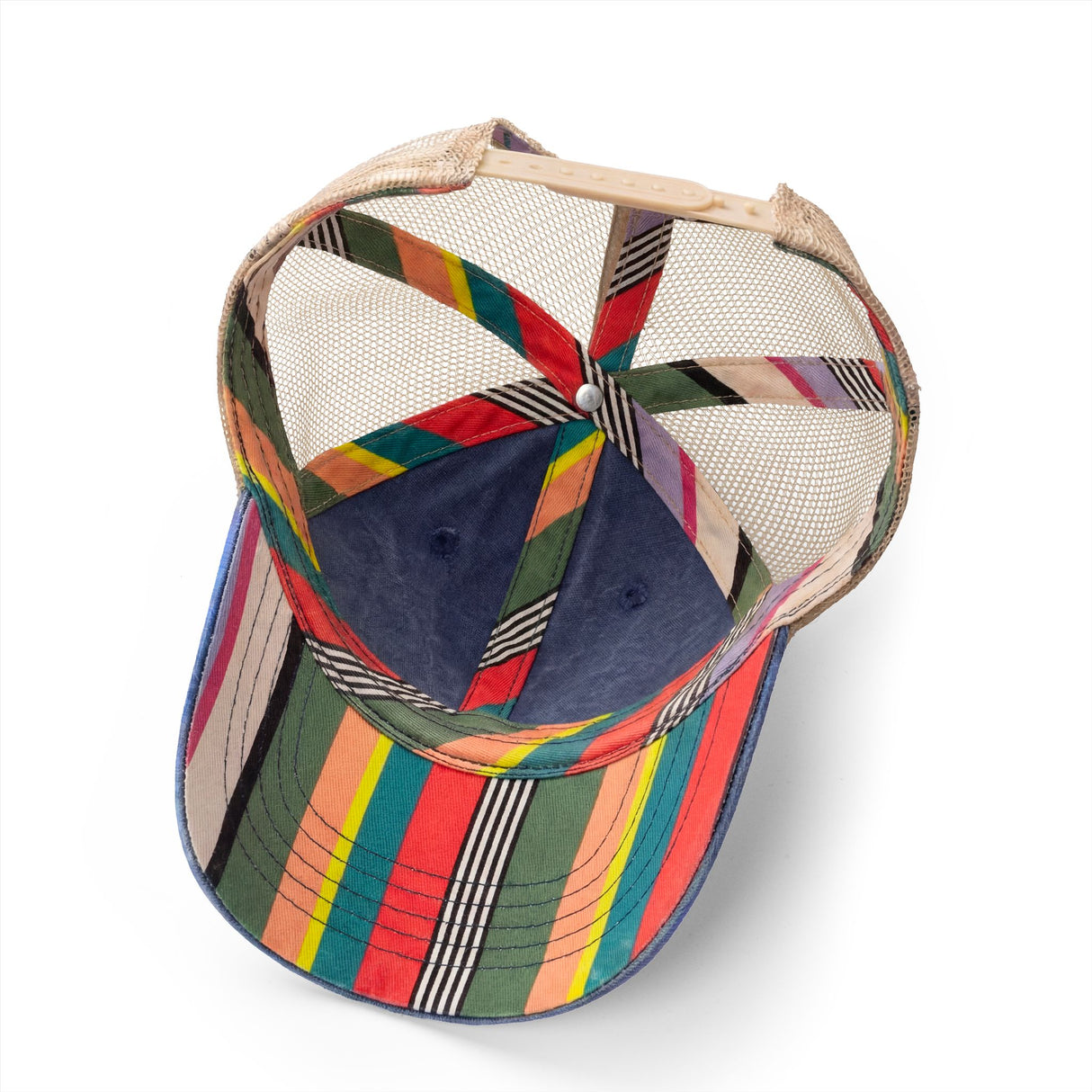 Women's Washed Mesh-Back Cap She Rides Wild Embroidered