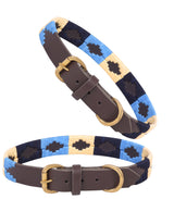Handmade Adjustable Artisan Embroidered Dog Collar, Western Genuine Leather Pet Collar