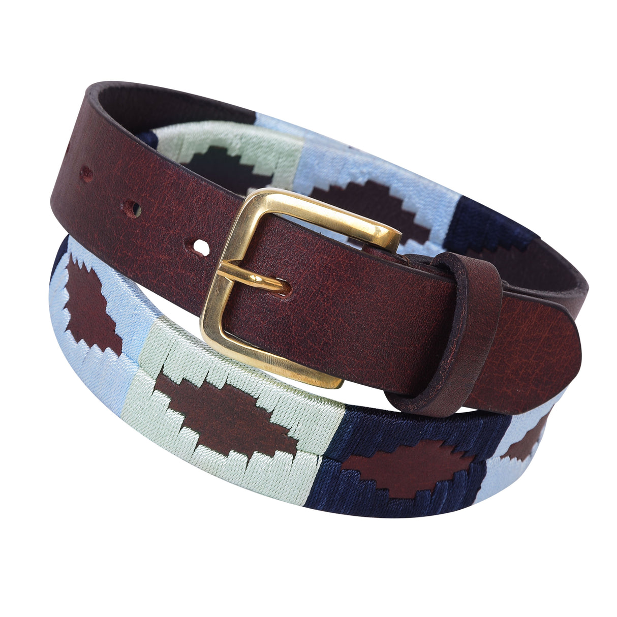 Bikers Hand Embroidered Polo Leather Gaucho Belts (LOPEZ)