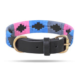 Western Style Embroidered Handmade Pet Collar, Heavy Duty Adjustable Dog Collar