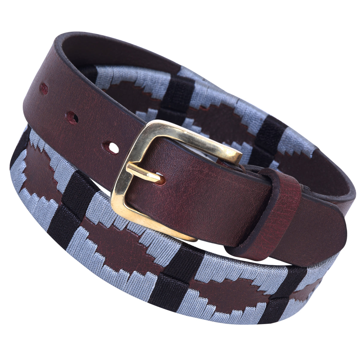 Bikers Hand Embroidered Polo Leather Gaucho Belts (CORDOBA)