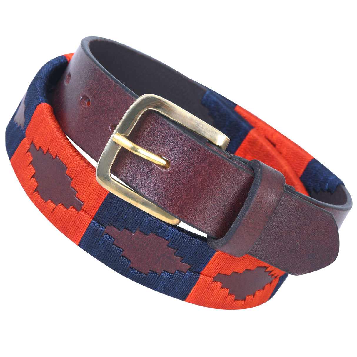 Bikers Hand Embroidered Polo Leather Gaucho Belts (TUCUMAN)
