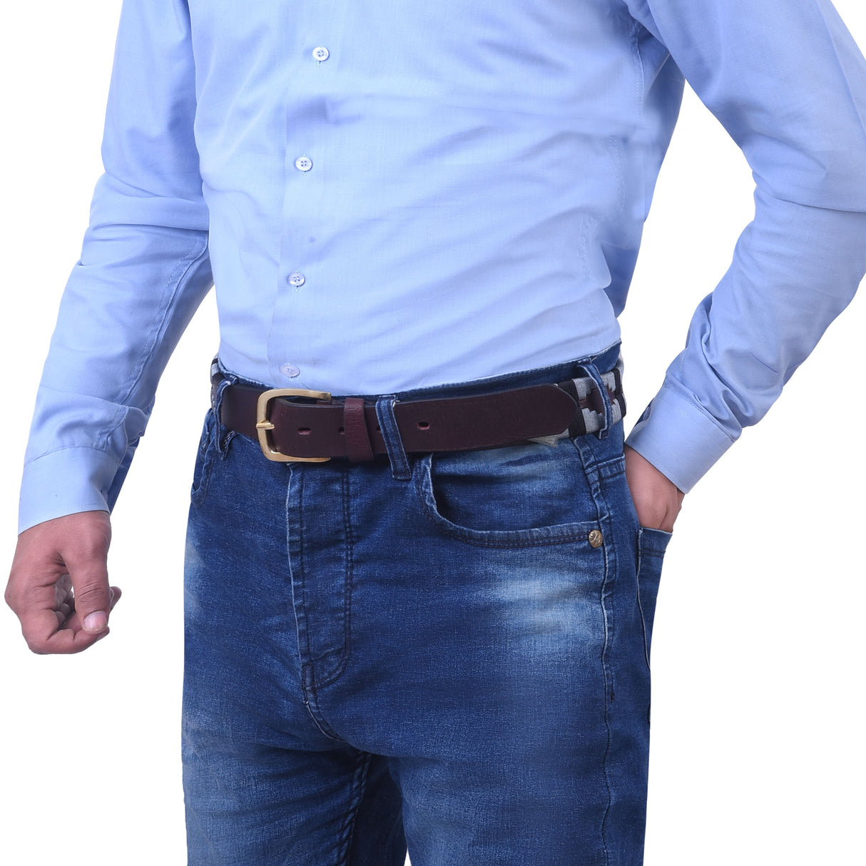 Bikers Hand Embroidered Polo Leather Gaucho Belts (CORDOBA)