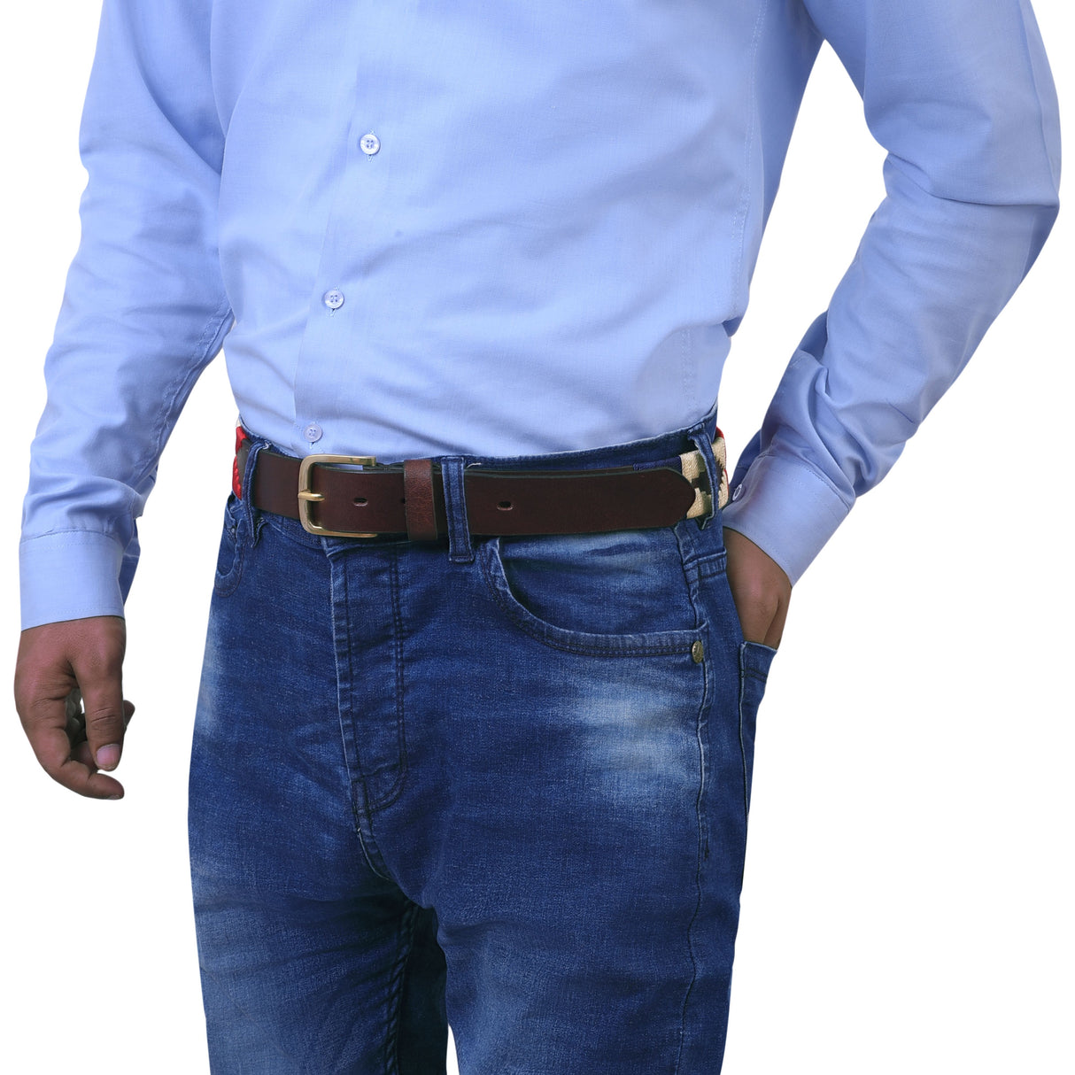 Bikers Hand Embroidered Polo Leather Gaucho Belts (MARDEL)
