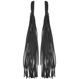 Leather Motorcycle Clutch/Lever Wrap Cover with Fringe