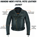 Highend Men's Pistol Pete Leather Jacket