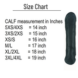 Gaiter Short Legging Premium Black Leather Chap-NKD Black