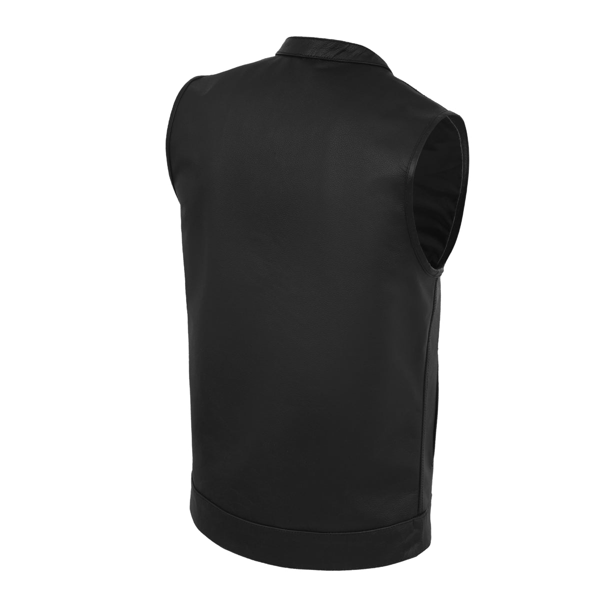 Men's Black Motorcycle SOA Club Outlaws leather Vest