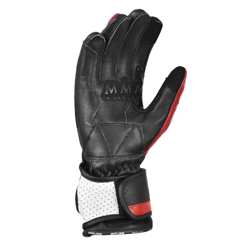 Carbon Fiber Knuckle Powersport Leather Gloves