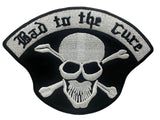 WCEP11 BAD TO THE CURE MOTORCYCLE BIKER PATCH IRON ON PATCH