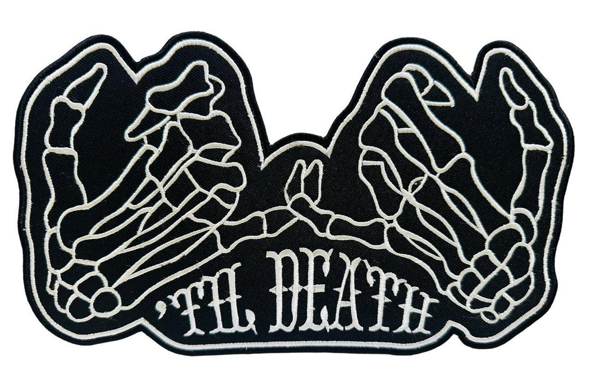WCEP31 THE DEATH ( SCORPION DESIGN  DESIGN MOTORCYCLE PATCH EMBROIDERY IRON ON PATCH