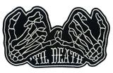 WCEP31 THE DEATH ( SCORPION DESIGN  DESIGN MOTORCYCLE PATCH EMBROIDERY IRON ON PATCH