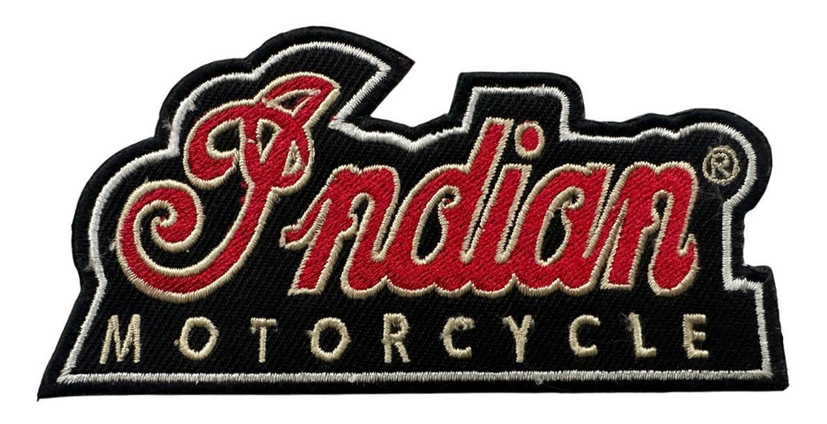 WCEP97 INDIAN MOTORCYCLE RED AND YELLOW DESIGN MOTORCYCLE PATCH EMBROIDERY IRON ON PATCH
