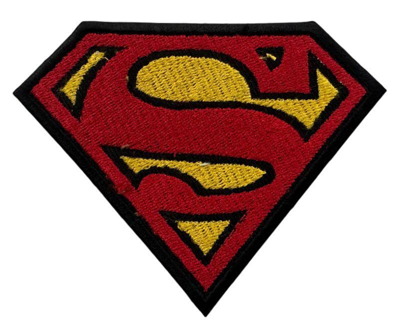 WCEP114 SUPERMAN LOGO DESIGN MOTORCYCLE PATCH EMBROIDERY IRON ON PATCH
