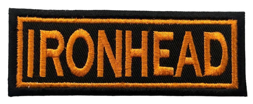 WCEP124 IRONHEAD DESIGN MOTORCYCLE PATCH EMBROIDERY IRON ON PATCH