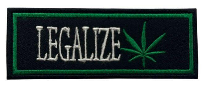 WCEP128 LEGALIZE DESIGN MOTORCYCLE PATCH EMBROIDERY IRON ON PATCH