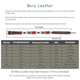 Handmade Adjustable Artisan Embroidered Dog Collar, Western Genuine Leather Pet Collar